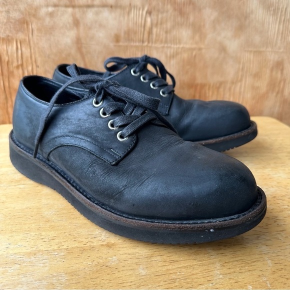 Broken Homme Michael Oxford Black leather Shoe